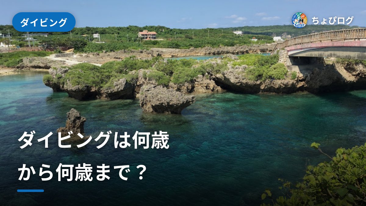 ダイビングは何歳から？子どももシニアも、答えはここのサムネイル