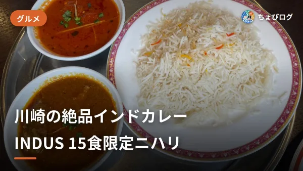 【川崎のインドカレー】INDUS（インダス）の15食限定ニハリ＆絶品ラムカレーを2日連チャンで実食！のサムネイル