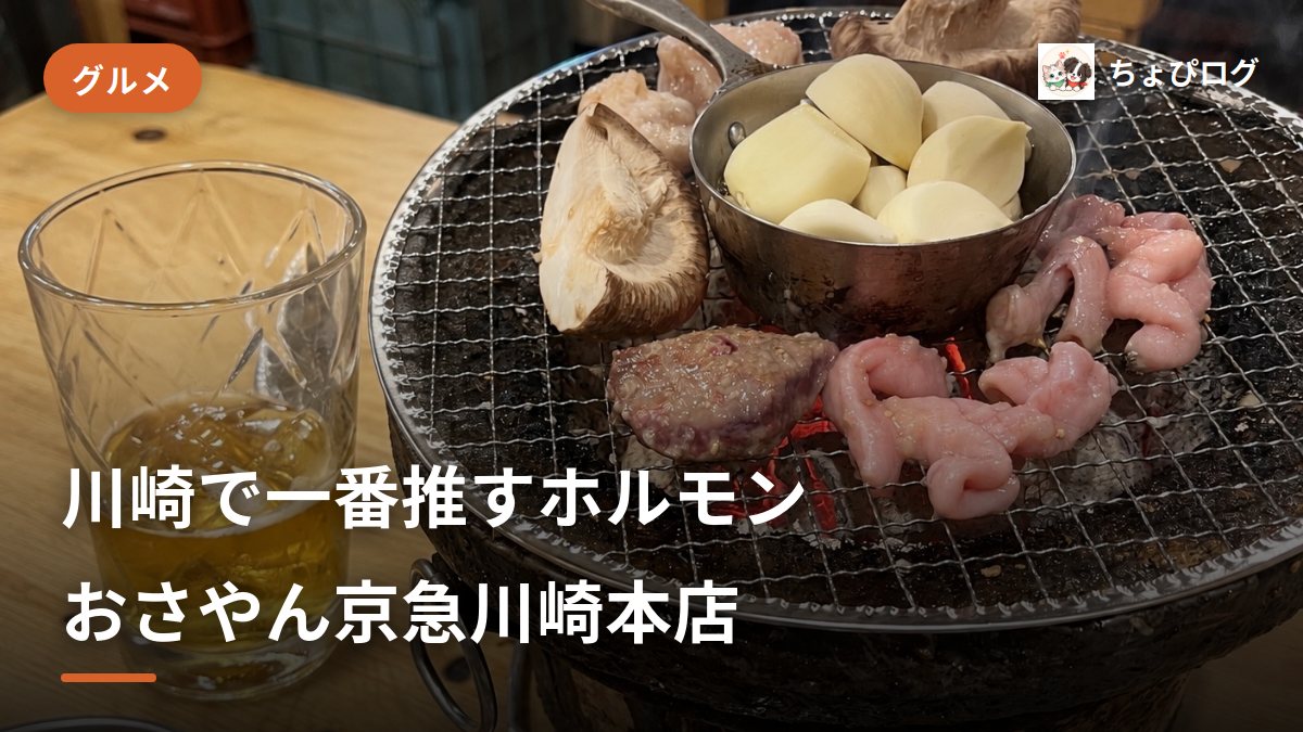 【川崎】おさやん京急川崎本店のホルモンを本気で一番推す！小さい頃から通う赤ちょうちん系酒場