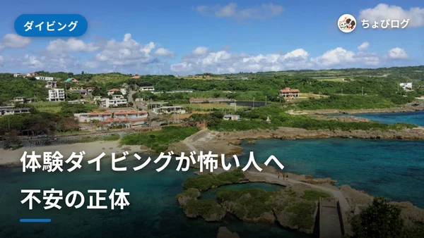 体験ダイビングが怖い…その正体と、怖さを減らす準備のサムネイル