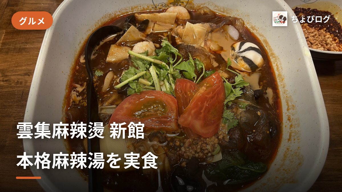 【川崎】雲集麻辣燙 新館で本格的な麻辣湯を実食！やみつきスパイスを堪能♪