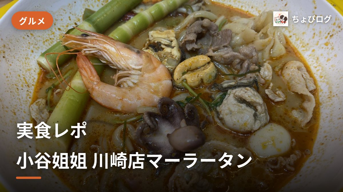 小谷姐姐 川崎店で実食レポ！オープン2日後にマーラータン2種を食べてきた