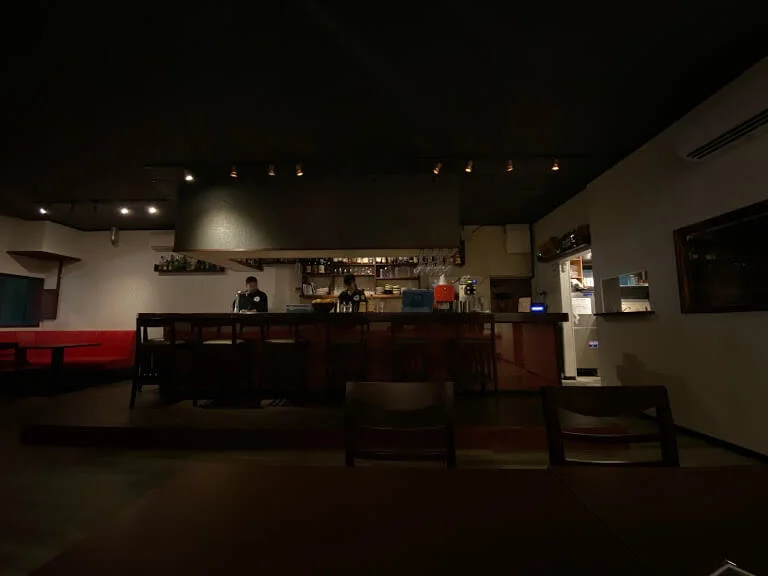 soiの落ち着いた店内