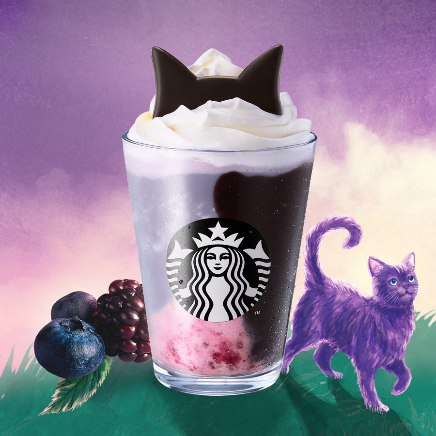 黒耳ver. ブラックベリー ヨーグルト フラペチーノ
